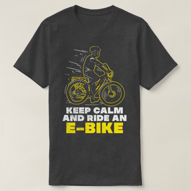 Elektrofahrrad e bike T-Shirt (Design vorne)