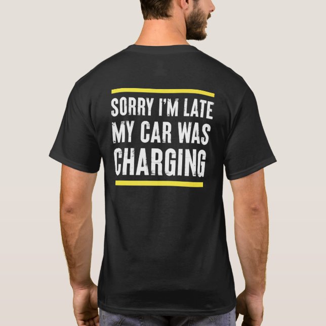 Elektrofahrzeug für Frauen T-Shirt (Rückseite)