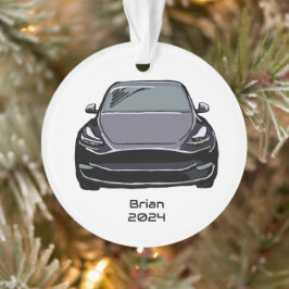 Elektrofahrzeug SUV Graue, handgezeichnete Skizze Ornament