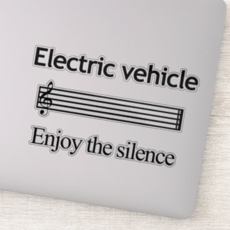 Elektrofahrzeug - Vinyl-Aufkleber nach Maß geschni Aufkleber