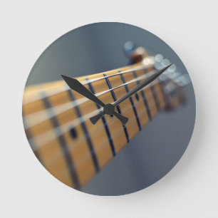 Elektrogitarre Runde Wanduhr
