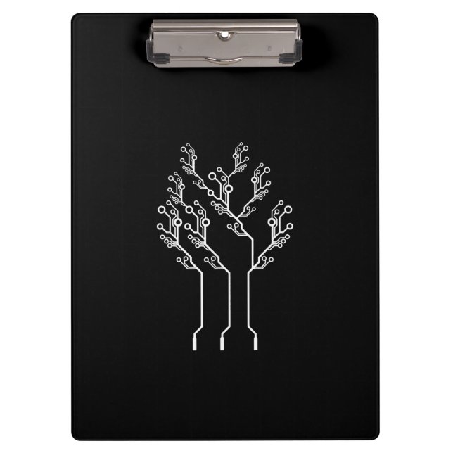 Elektroingenieur-Computer-Nerd Klemmbrett (Vorderseite)