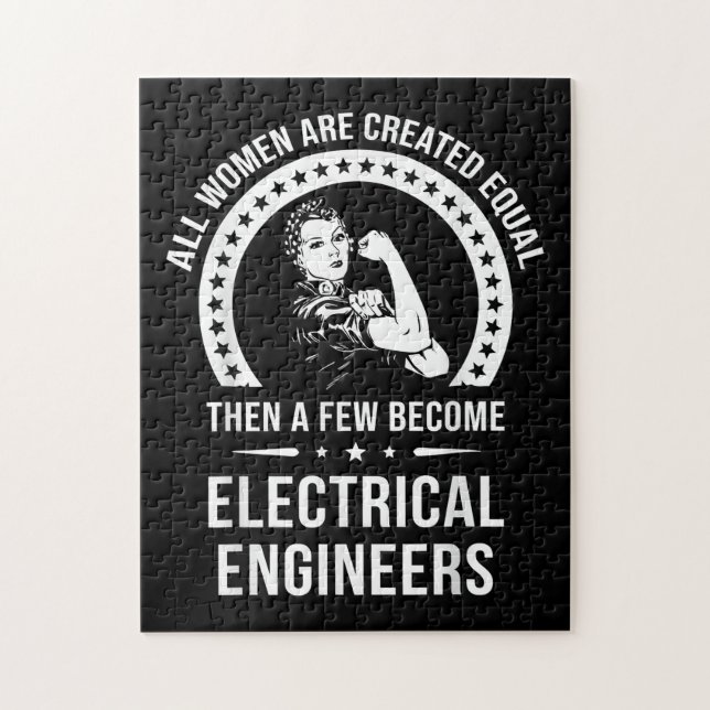 Elektroingenieur für Frauen ist gleich (Vertikal)
