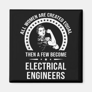 Elektroingenieur für Frauen sind gleichberechtigt Magnet