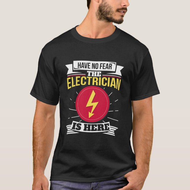 Elektroingenieur Lineman Electrician  T-Shirt (Vorderseite)