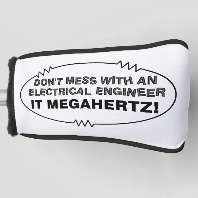 Elektroingenieur Megahertz Oval Golf Headcover (Vorderseite)