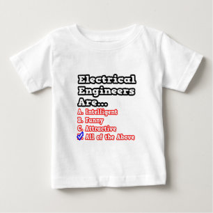 Elektroingenieur Quiz...Joke Baby T-shirt