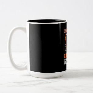 Elektroingenieure haben genau das Richtige Zweifarbige Tasse