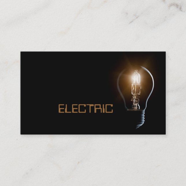 Elektrokarte Visitenkarte (Vorderseite)
