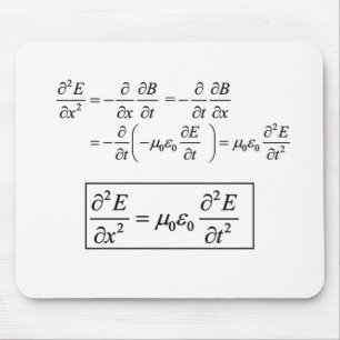 elektromagnetische Gleichung Mousepad