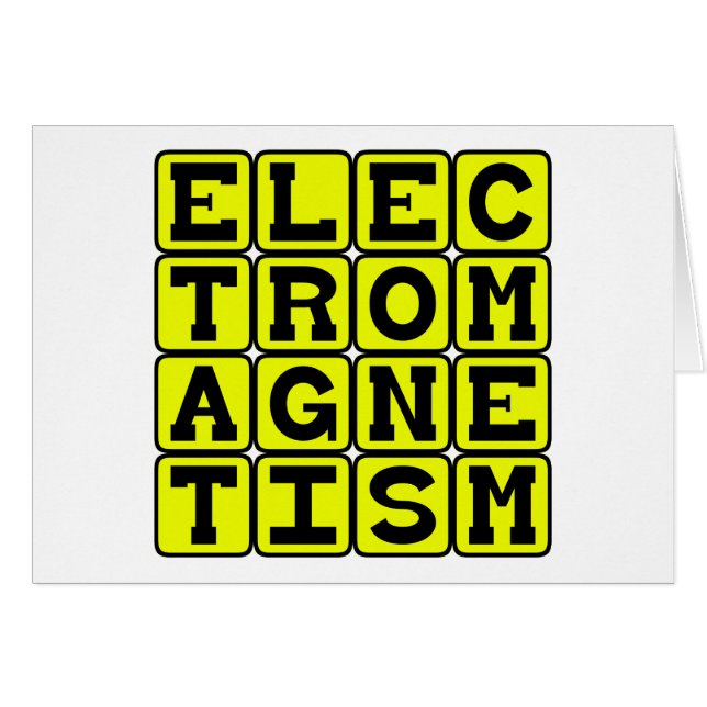 Elektromagnetismus, Zweig der Physik (Vorderseite (Horizontal))