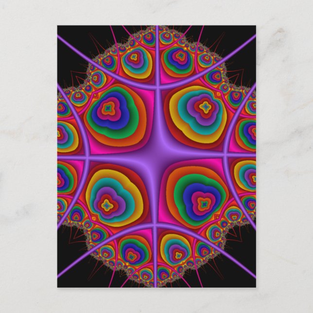 Elektronenwolke Postkarte (Vorderseite)