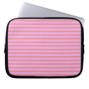 Elektronik-Laptop-Tasche mit rosa Streifen Laptopschutzhülle