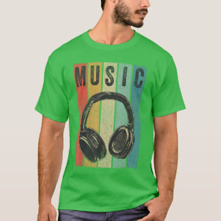 Elektronik-Musik-Liebhaber DJ-Geschenk Vintage Ret T-Shirt
