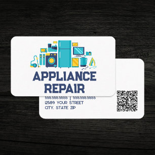 Elektronik-Reparatur von Geräten QR Visitenkarte