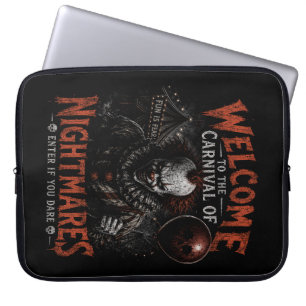 Elektronik-Tasche 'Carnival of Nightmares Creepy C Laptopschutzhülle