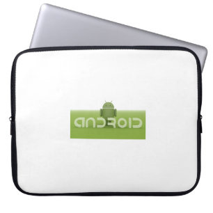 Elektronik-Tasche mit androidem Logo Laptopschutzhülle