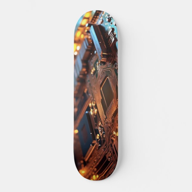 Elektronik verstreut skateboard (Vorderseite)
