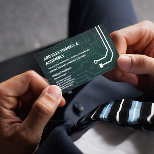 Elektronikmontage Visitenkarte