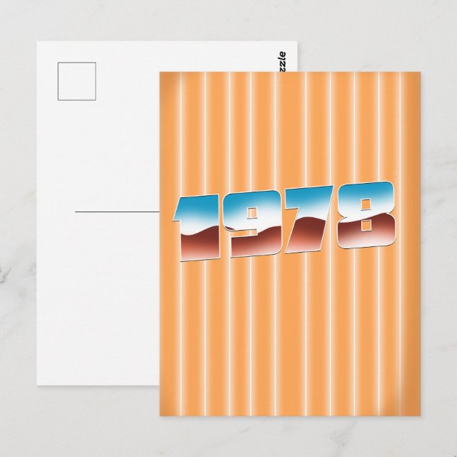 elektronisch 1978 postkarte (Vorne/Hinten)