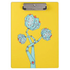 Elektronische Blume Frauen in STEM Klemmbrett