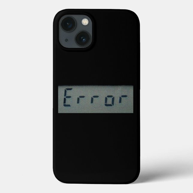 Elektronische Fehlermeldung Case-Mate iPhone Hülle (Rückseite)