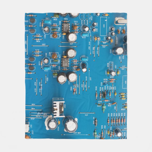 Elektronische Leiterplatte Fleecedecke (Vorderseite)