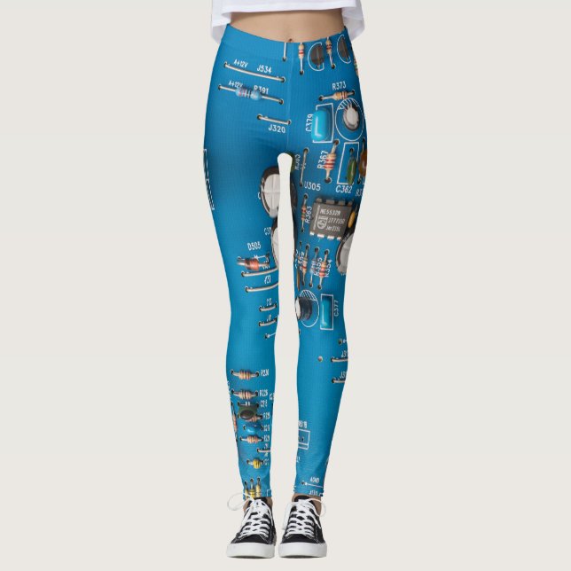 Elektronische Leiterplatte Leggings (Vorderseite)