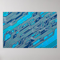 Elektronische Leiterplatte nah