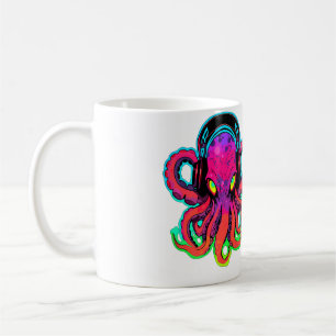 Elektronische Musik Sommerfestival Trippy Octopus  Kaffeetasse