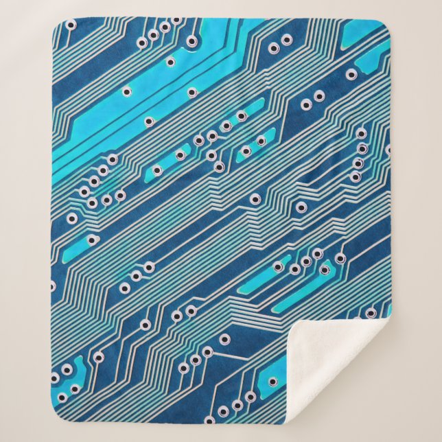 Elektronische Platine nah. Schaltung, Tafel, b Sherpadecke (Vorderseite)