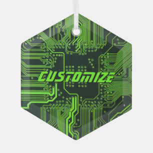 Elektronische Schalttafel für benutzerdefinierte L Ornament Aus Glas