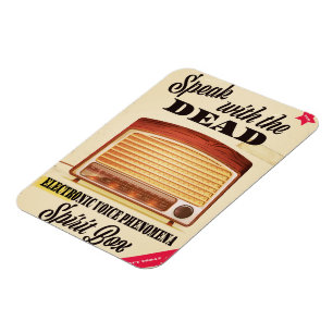 Elektronische Stimmphänomen-Geisterjagd-Werbung Magnet