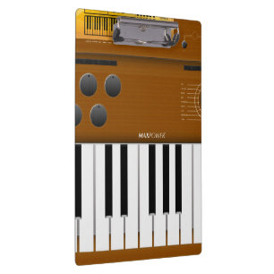 Elektronische Tastatur Klemmbrett