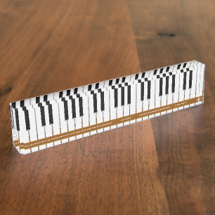 Elektronische Tastatur Namensplakette