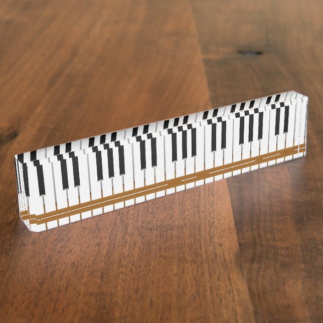 Elektronische Tastatur Namensplakette (Seite)