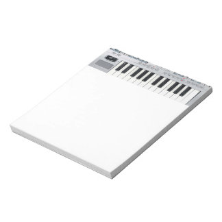 Elektronische Tastatur Notizblock