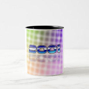 Elektronischer 2001-Magnet Zweifarbige Tasse