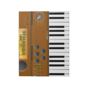 elektronischer Cartoon Notizblock