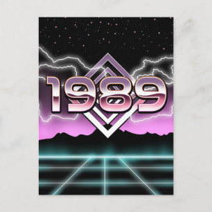 Elektronischer Fotodruck von 1989 Postkarte