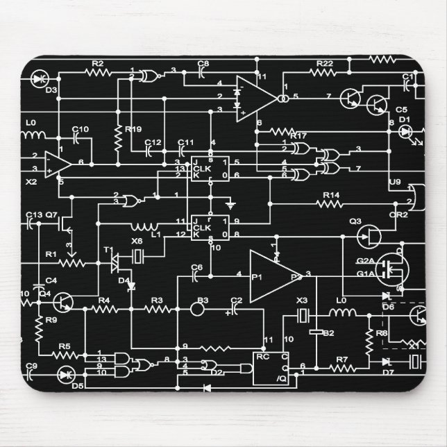 elektronisches Projekt Mousepad (Vorne)