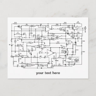 elektronisches Projekt Postkarte