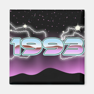 Elektronisches Schlüsselanhänger-Postkarte 1993 Magnet