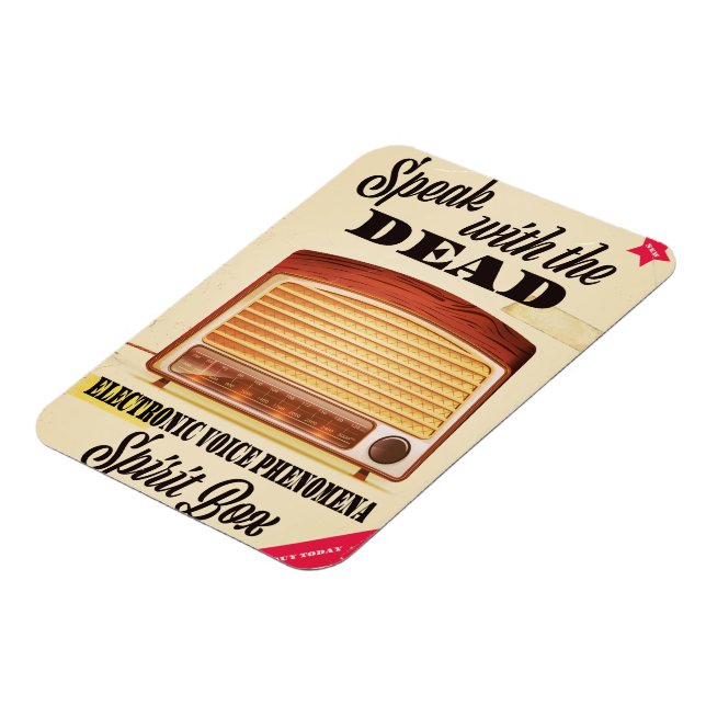 Elektronisches Sprachphänomen Geisterjagd Ad. Magnet (Linke Seite)