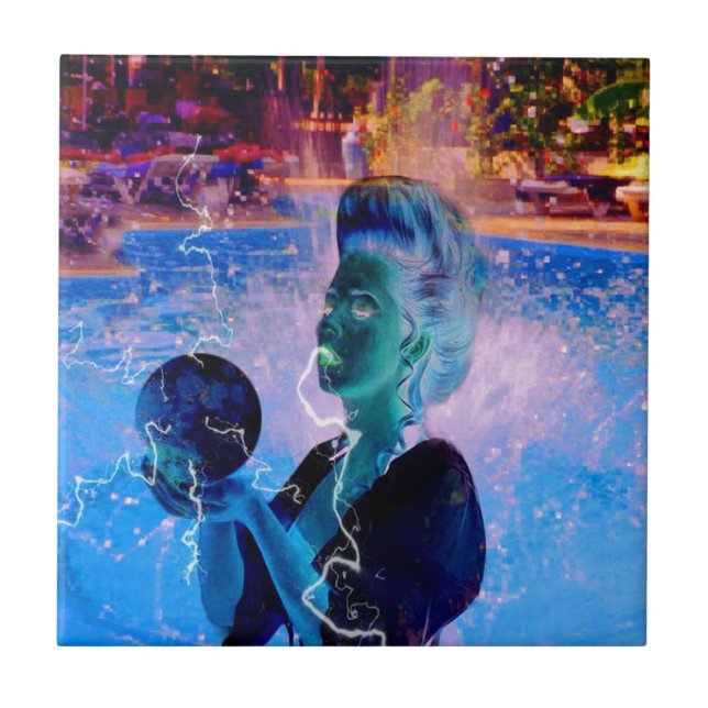 Elektroschwimmer Fliese (Vorderseite)