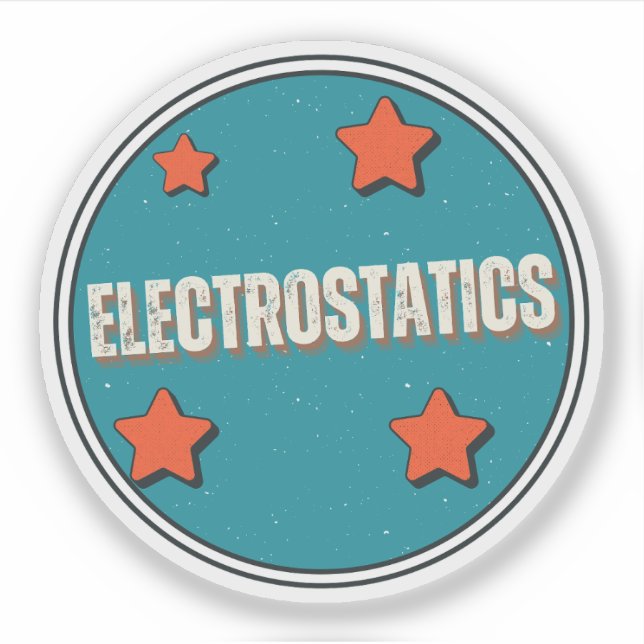 Elektrostatik Aufkleber (Vorderseite)