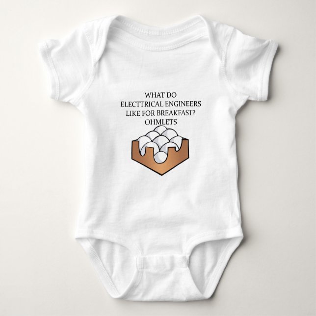 Elektrotechnik Baby Strampler (Vorderseite)