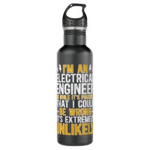 Elektrotechnik Edelstahlflasche