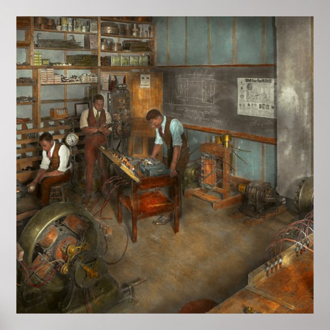 Elektrotechnik - Kurs Elektrotechnik 1915 Poster (Vorne)