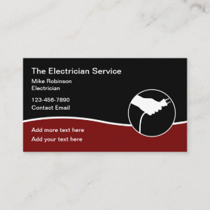 Elektrotechnik - neue Visitenkarten Visitenkarte